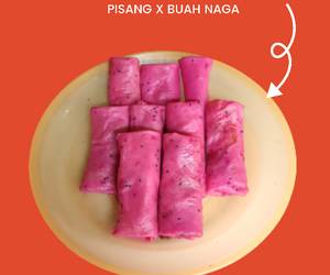 Mudah Cepat Memasak Dadar gulung pisang x buah naga Lezat Mantap Mudah Cepat Memasak Dadar gulung pisang x buah naga Lezat Mantap