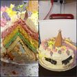 My Granddaughter and me made a Unicorn Cake 😉