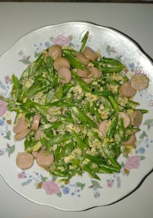 Foto resep 62. Buncis Orak Arik with Sosis by Uliz Kirei