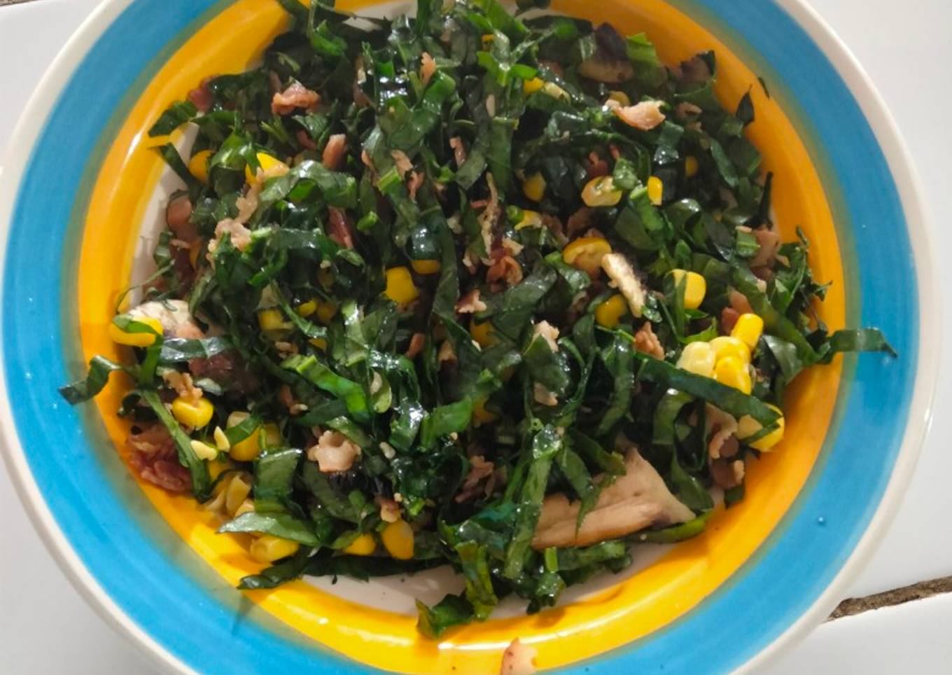 Ensalada de espinacas con tocino y vinagreta 🤌🏼👨🏽🍳