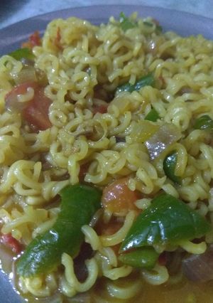 A picture of Vegetable noodles.