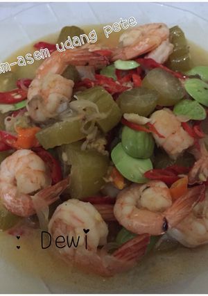 Foto resep Asem-asem udang pete