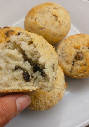 Una foto de Muffins de banana veggie 💫
