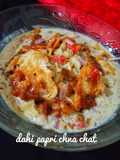 Dahi papri chana chat