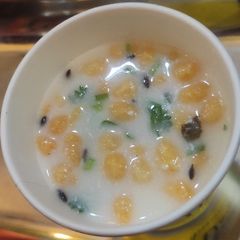 A picture of Boondi ka raita.