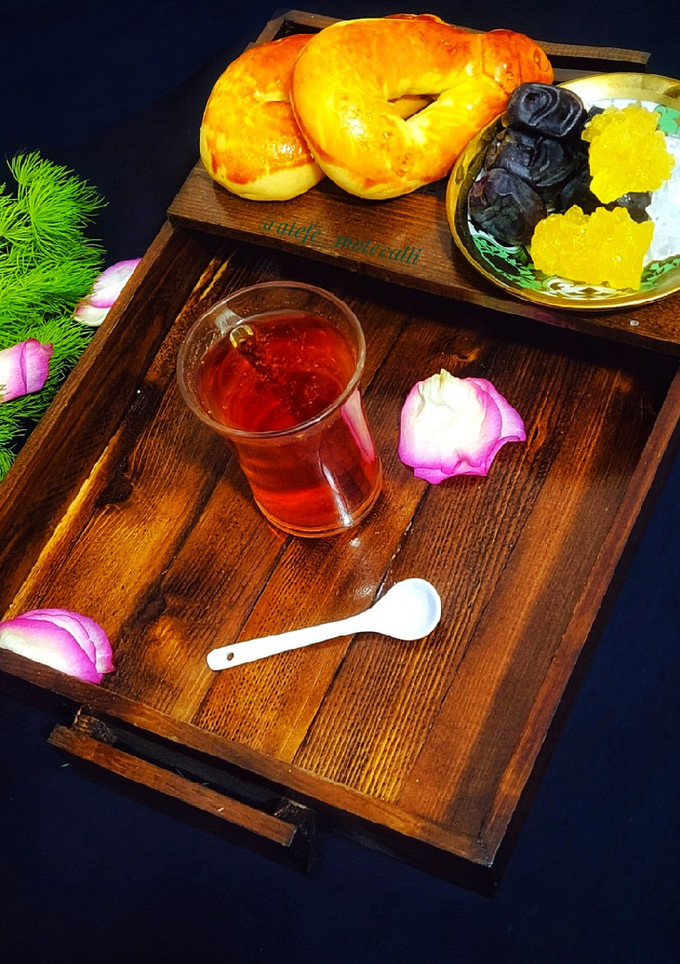 عکسی از دستور دمنوش گل محمدی