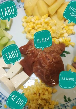 Foto resep Mpasi karbo jagung kentang