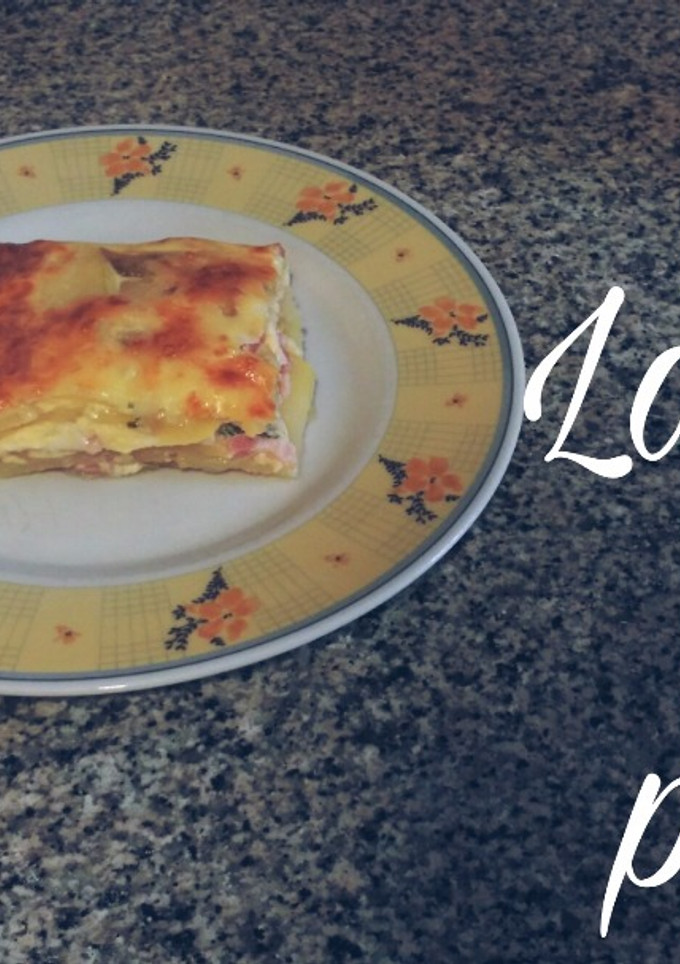 Una foto de Lasaña de patatas
