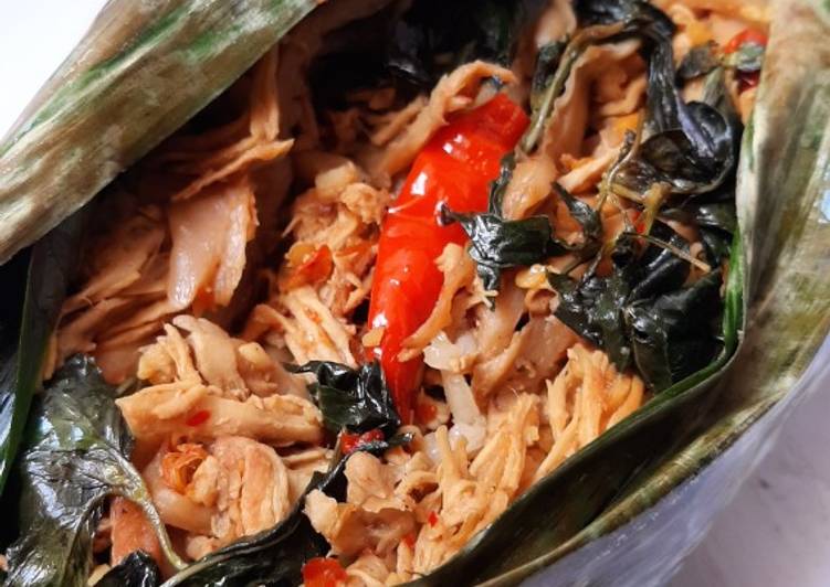 Rahasia Bikin Nasi Bakar Ayam Jamur Kemangi Pedas Anti Gagal