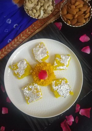 A picture of Fresh Coconut Burfi.