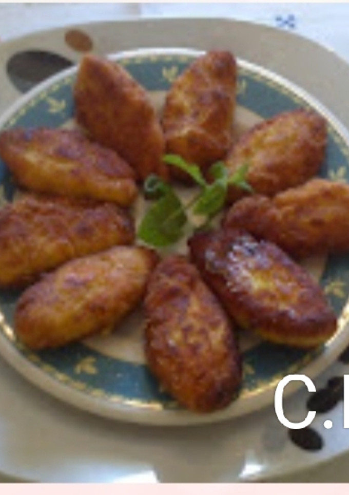 Una foto de Croquetas de salmón y gambas