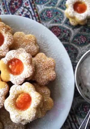 Zsuzsi féle krémes-lekváros linzer recept fotója