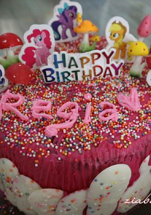 Foto resep Kue tart sederhana base Redvelvet