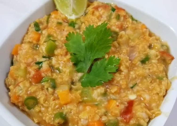 Easiest Way to Prepare Any-night-of-the-week Masala Veg Oats