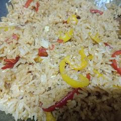 A picture of Egg stir fried rice.