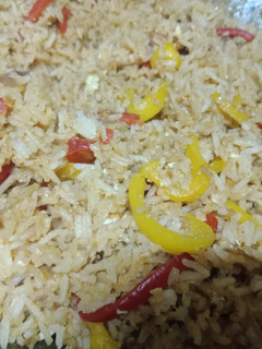 A picture of Egg stir fried rice.