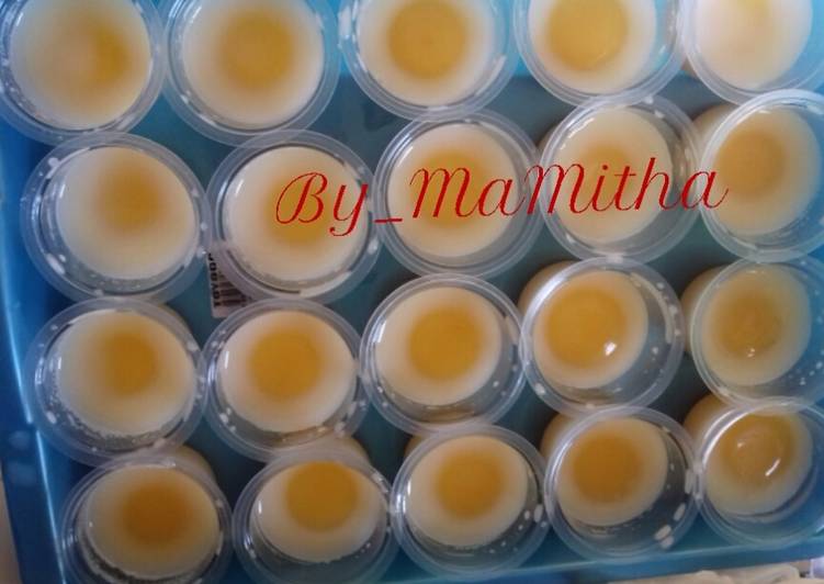 Puding telur mata sapi