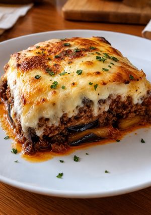 Una foto de Moussaka