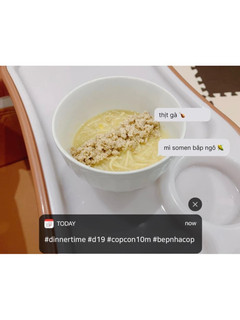 Hình của món Mì somen thịt gà bắp ngô 🌽.