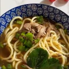 A picture of Chinese Noodle Soup.