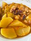 Sepia y Pulpo Estofados con Patatas 🥔