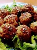 Tsukune de res (Albóndigas dulces estilo Japonés)