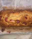 Budín de avena y fresas🍓