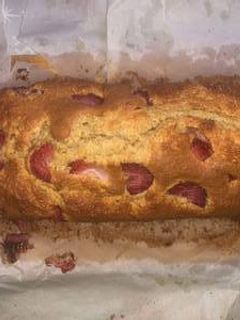 Una foto de Budín de avena y fresas🍓