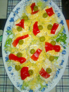 Una foto de Huevos rellenos de atún