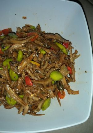 Foto resep Tumis teri pete