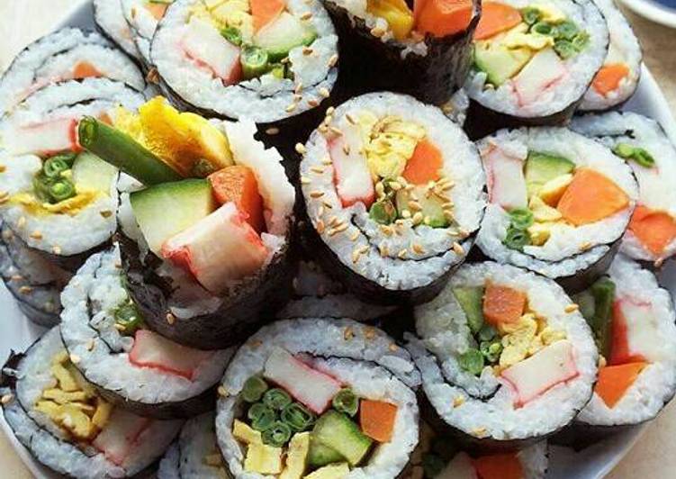 BIKIN NAGIH! Resep Kimbap Yerda 김밥 예르다😉