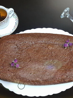 عکسی از دستور کیک شیره انگور با آرد جو