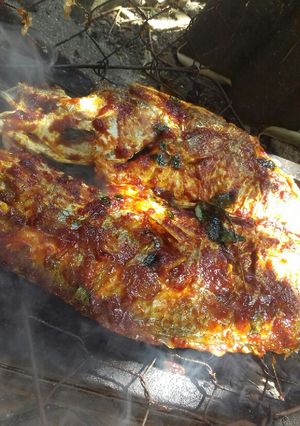 Foto resep Kakap bakar bumbu kari