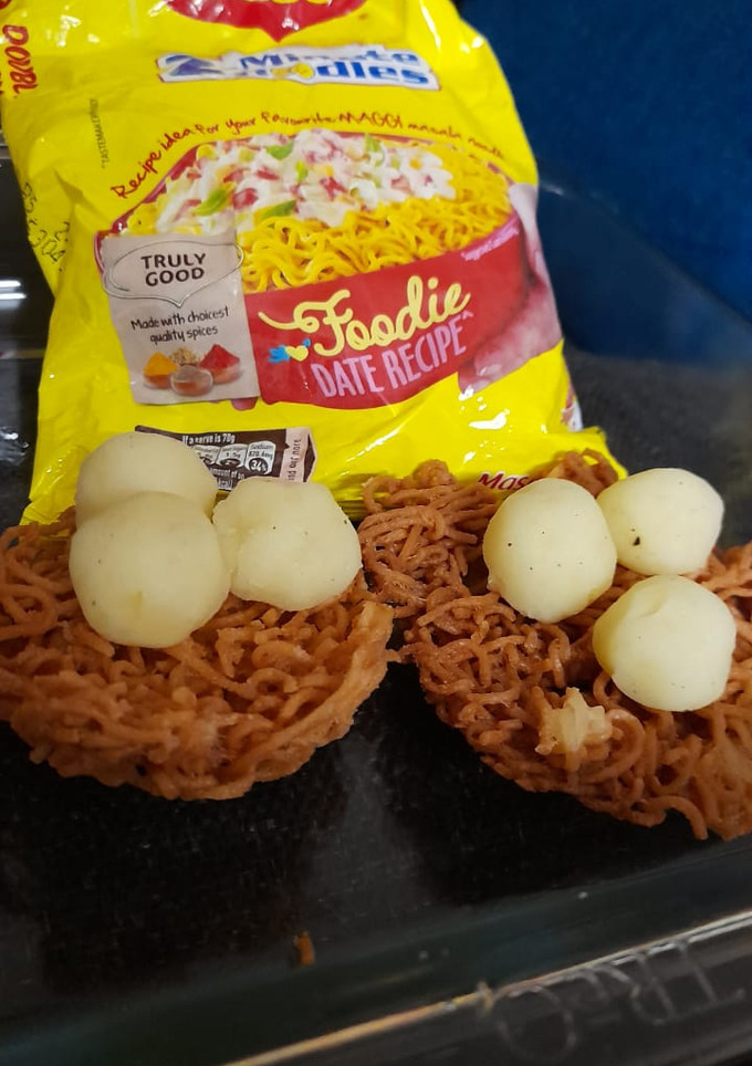 மேகி நூடுல்ஸ் நெஸ்ட் செய்முறை முக்கிய புகைப்படம்