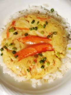 รูปของ ข้าวหน้าไข่ก้ามปูหิมะเทียม