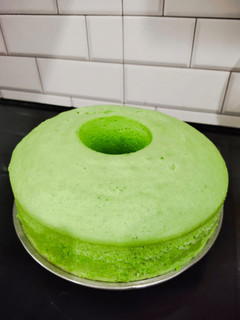 Foto resep Bolu pandan santan kukus lembut gurih