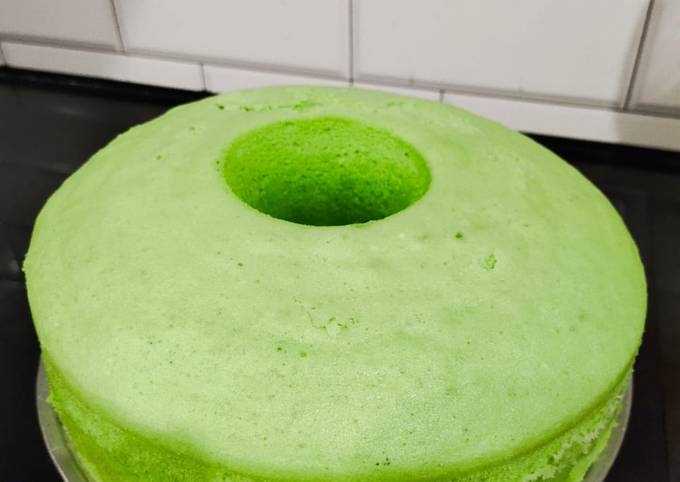 Yuk intip, Resep  memasak Bolu pandan santan kukus lembut gurih yang sedap