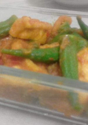 Foto resep Okra masak pedas