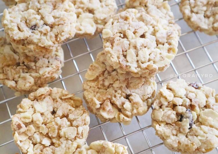 Resep Terbaik Luxury Muesli Cookies / Granola Cookies / Healthy Cookies Enak Sederhana