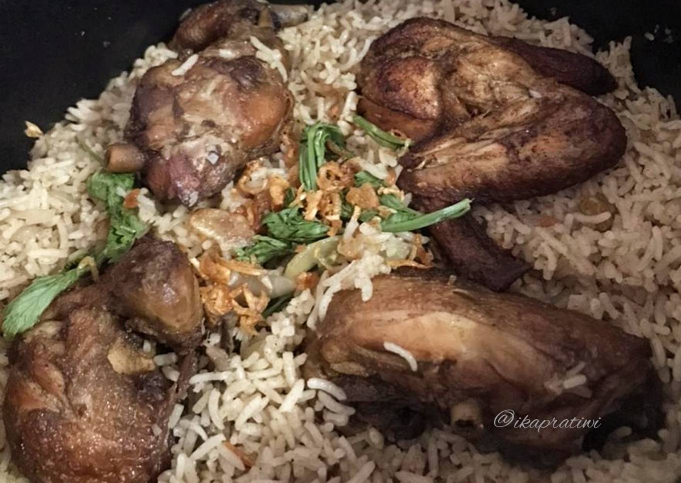 Nasi Kebuli Ayam dengan Bumbu Instant