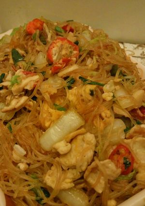 Foto resep bihun goreng telur