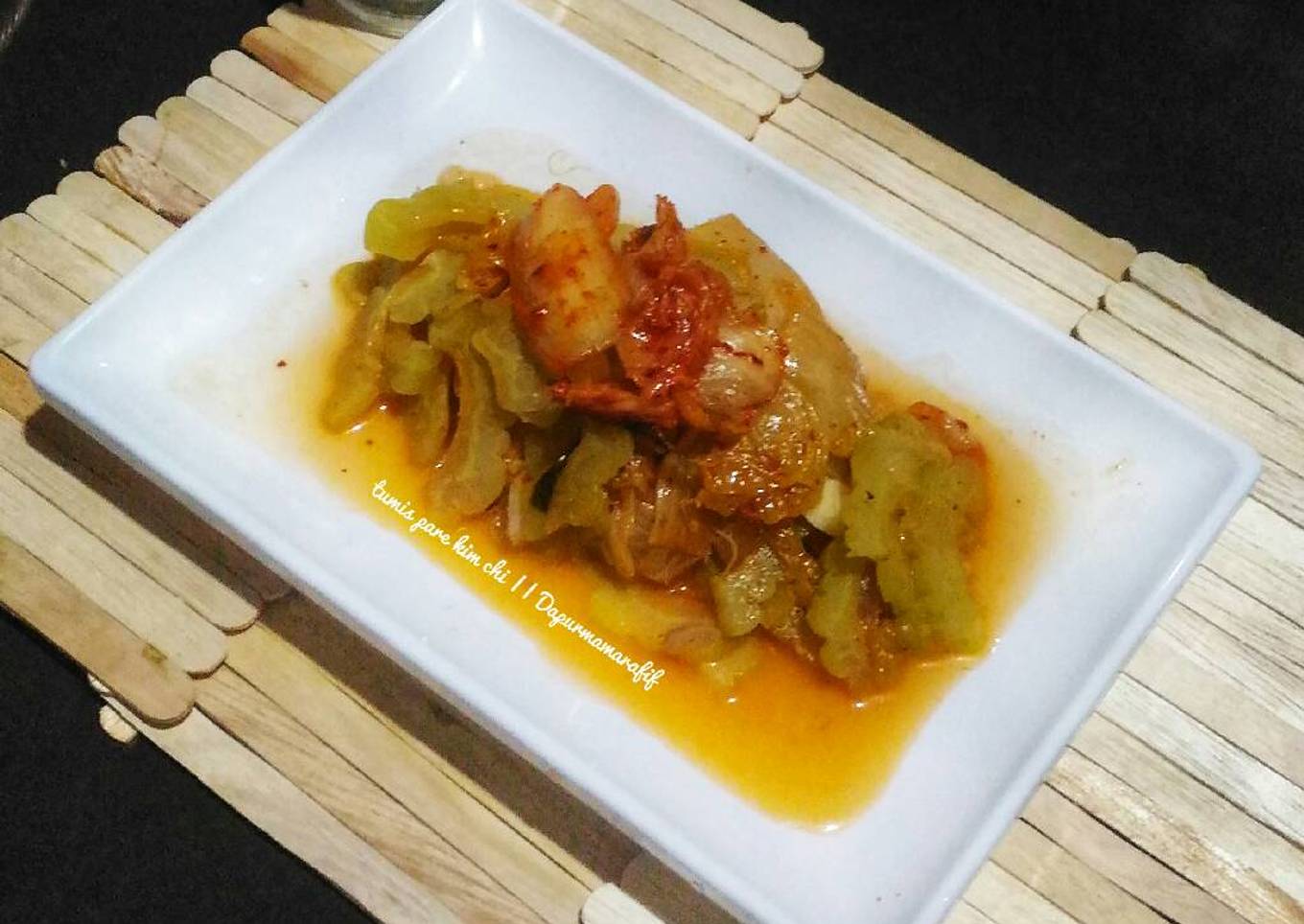 Tumis pare kim chi