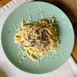 Creamy Fettuccine with Beef Bacon