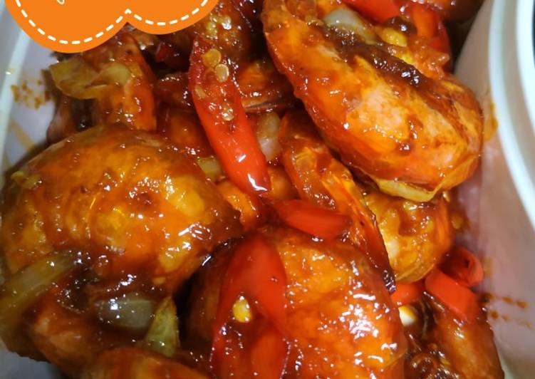 Resep Udang goreng saos by. Bubu Anti Gagal