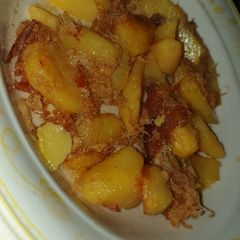 A picture of Potato with egg.