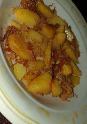 A picture of Potato with egg.