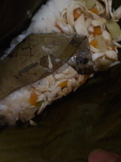 Foto resep Pepes nasi tumis ayam suir kentang wortel dan kuah ceker