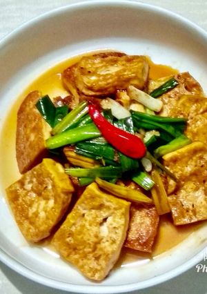 蔥燒豆腐 的食譜成品照片