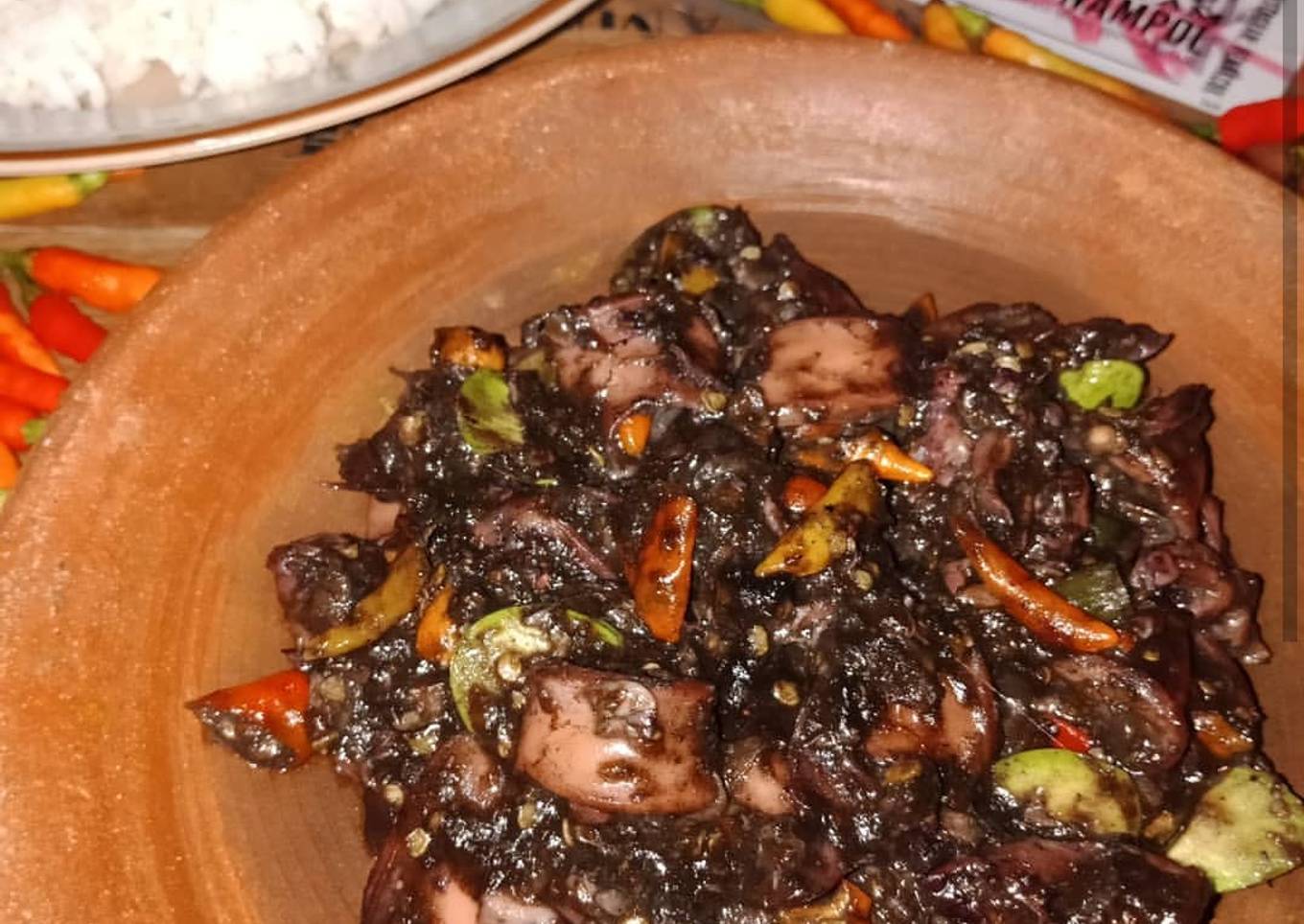 120. Sotong hitam pedas Nampol