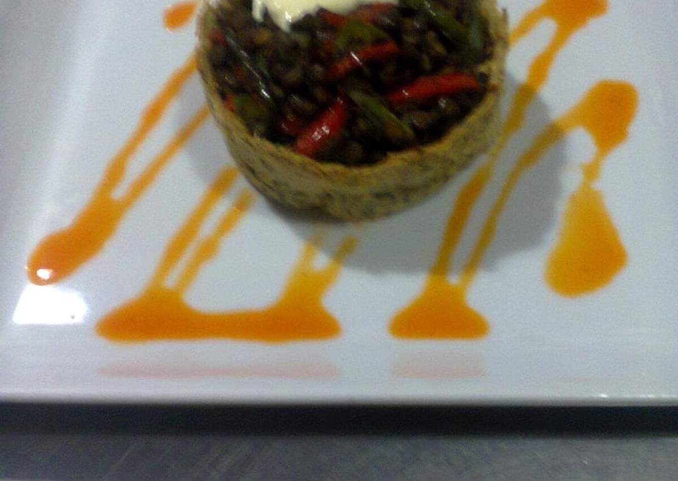 Mousseline de pollo
